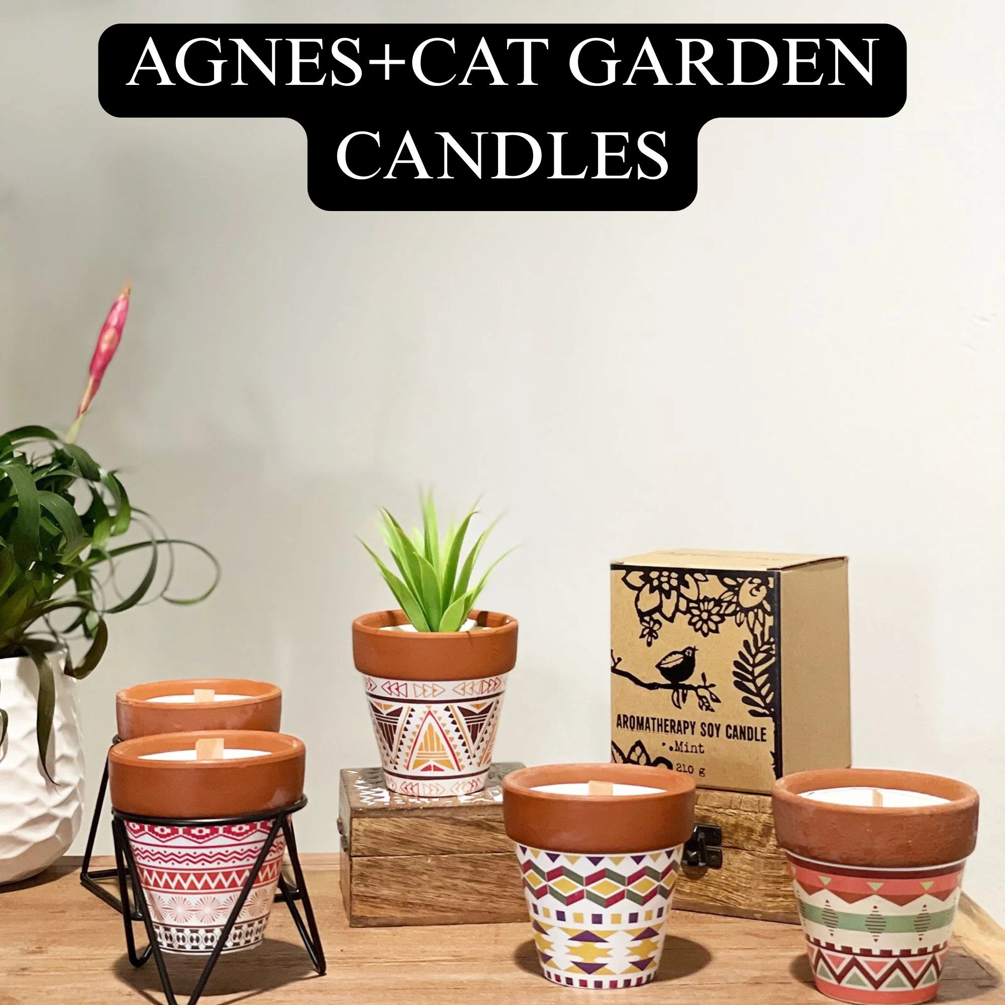 AGNES+CAT GARDEN CANDLES