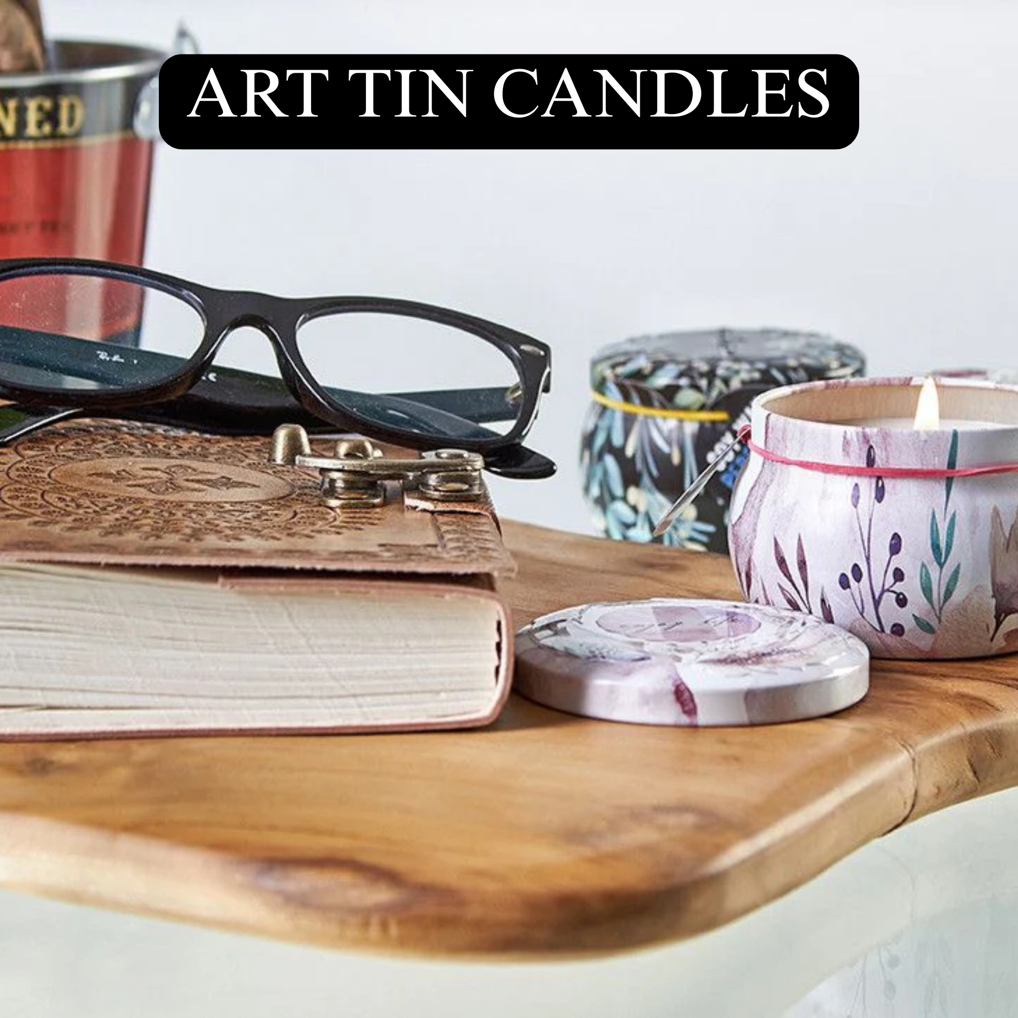 ART TIN CANDLES