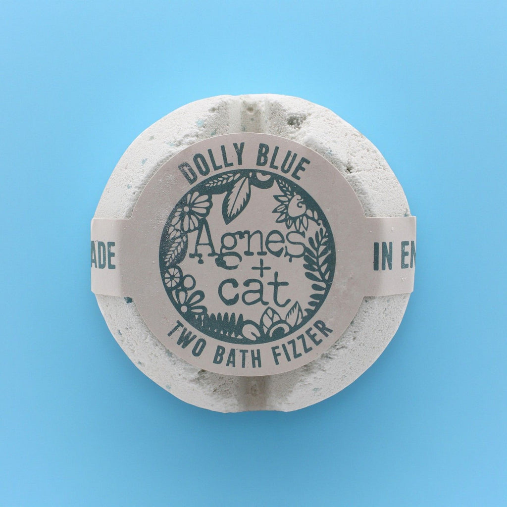 Agnes + Cat Bath Fizzer - Dolly Blue | Velora