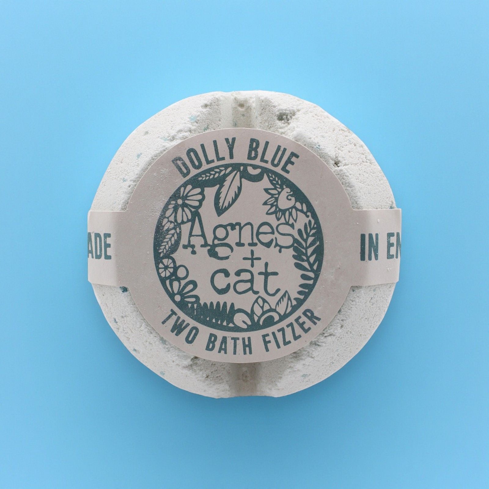 Agnes + Cat Bath Fizzer - Dolly Blue | Velora