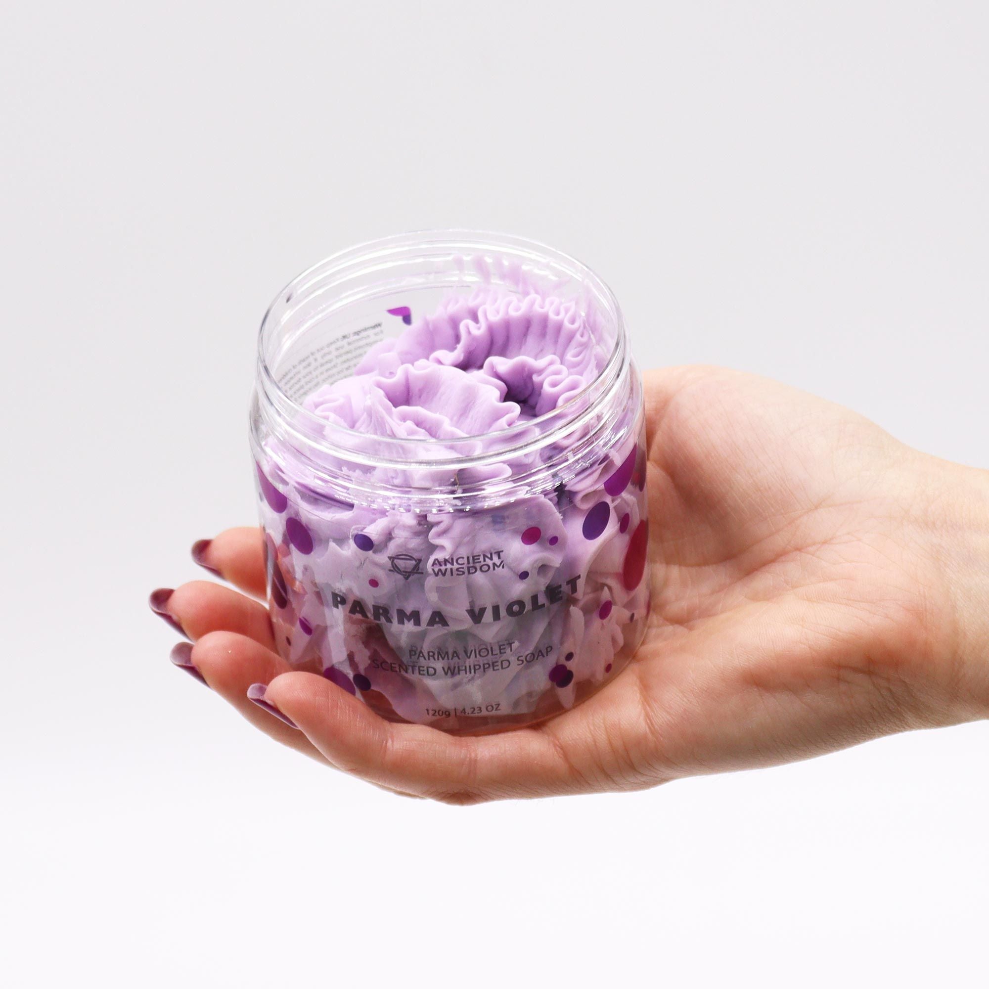 Parma Violet Whipped Soap - 120g | Velora