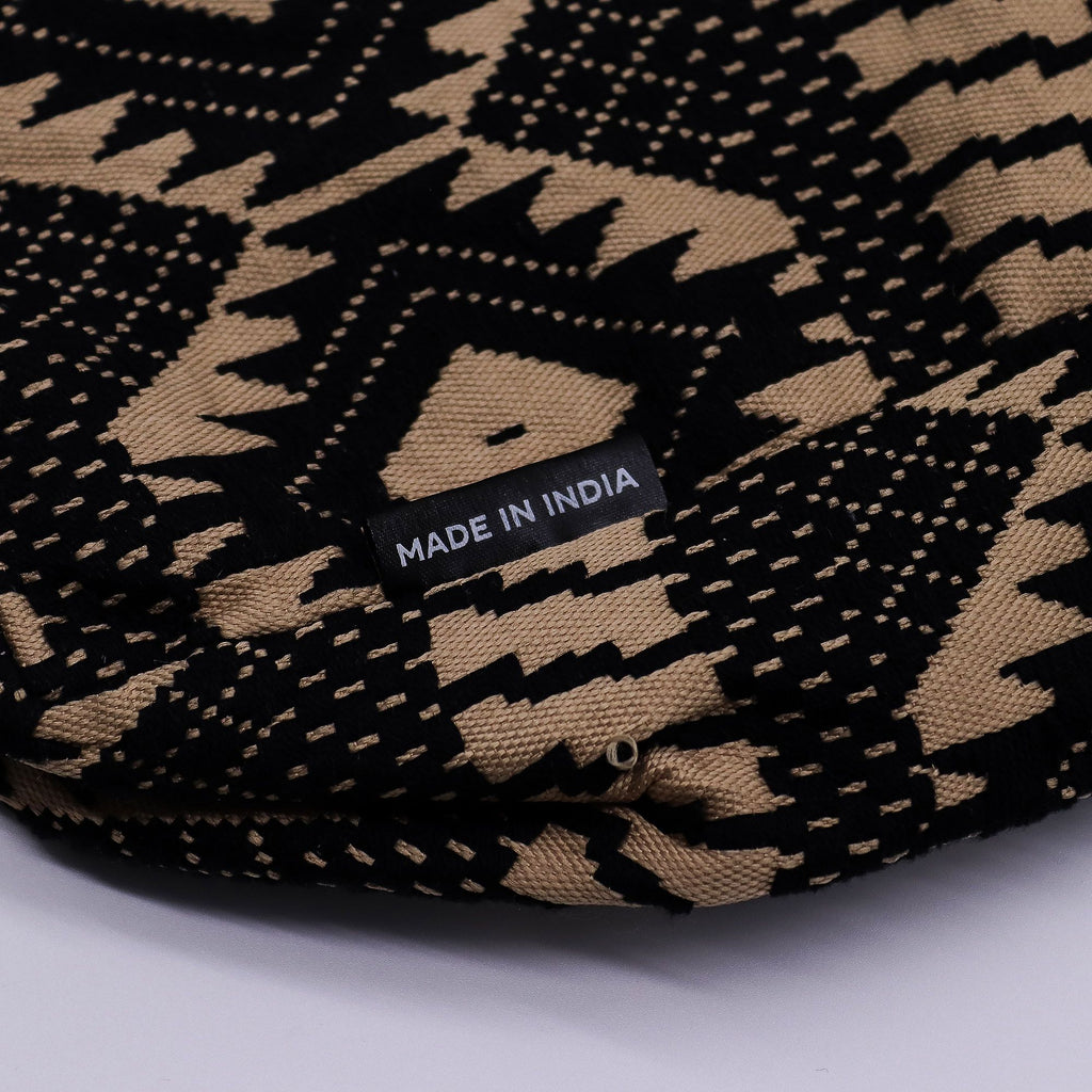 Desert Loom Wander Muse Sari Jacquard Tote Bag | Nomad Collection | Velora