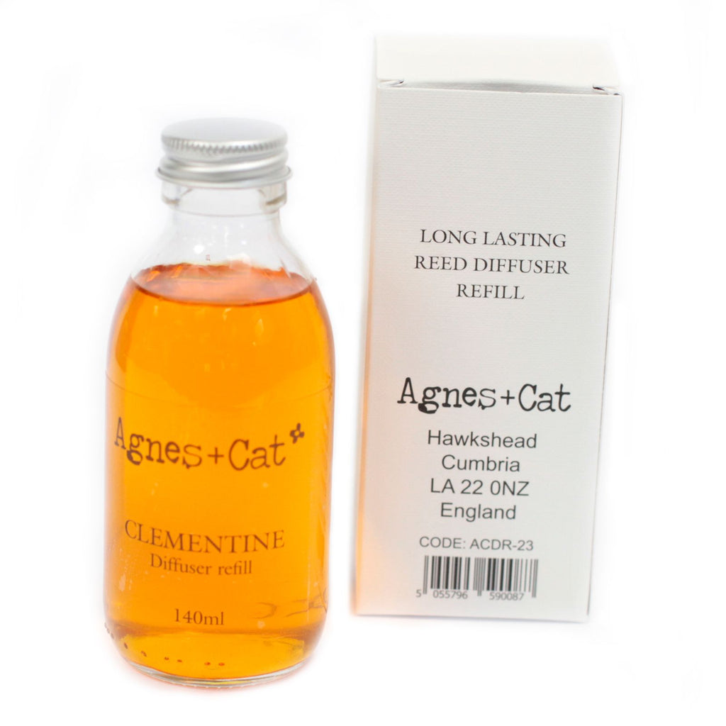 Agnes + Cat Reed Diffuser Refill - Clementine 140ml | Velora