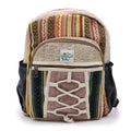 Small Hemp & Cotton Backpack – Rope & Pockets Style | Velora