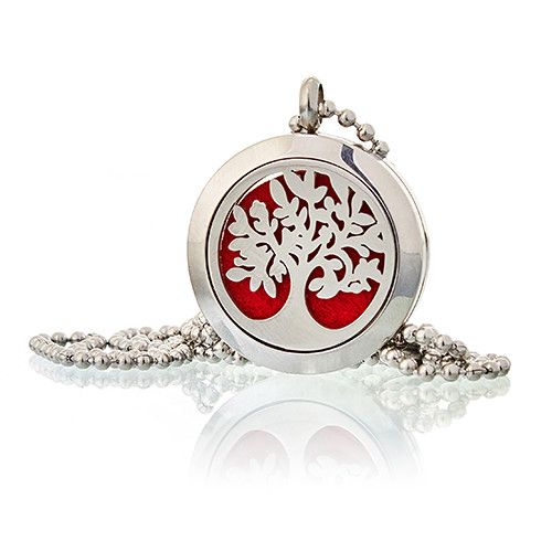 Aromatherapy Diffuser Necklace - Tree of Life 25mm | Velora