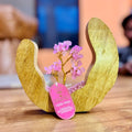 Gemstone Tree Garden - Rose Quartz | Mango Wood Ring | 60 Stones | Velora