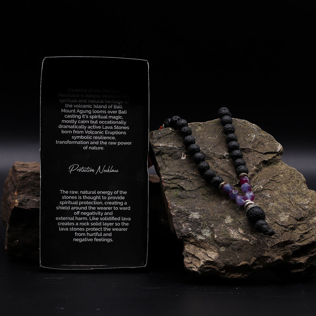 Essence of the Volcano Necklace – Embracing the Dark Side | Velora