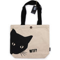 Iconic Classic Tote Bag - Black Cat - Natural 10oz | Velora