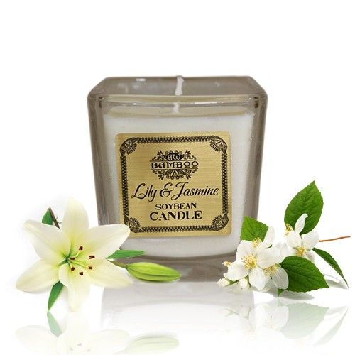 Soy Wax Candle - Lily & Jasmine | Velora