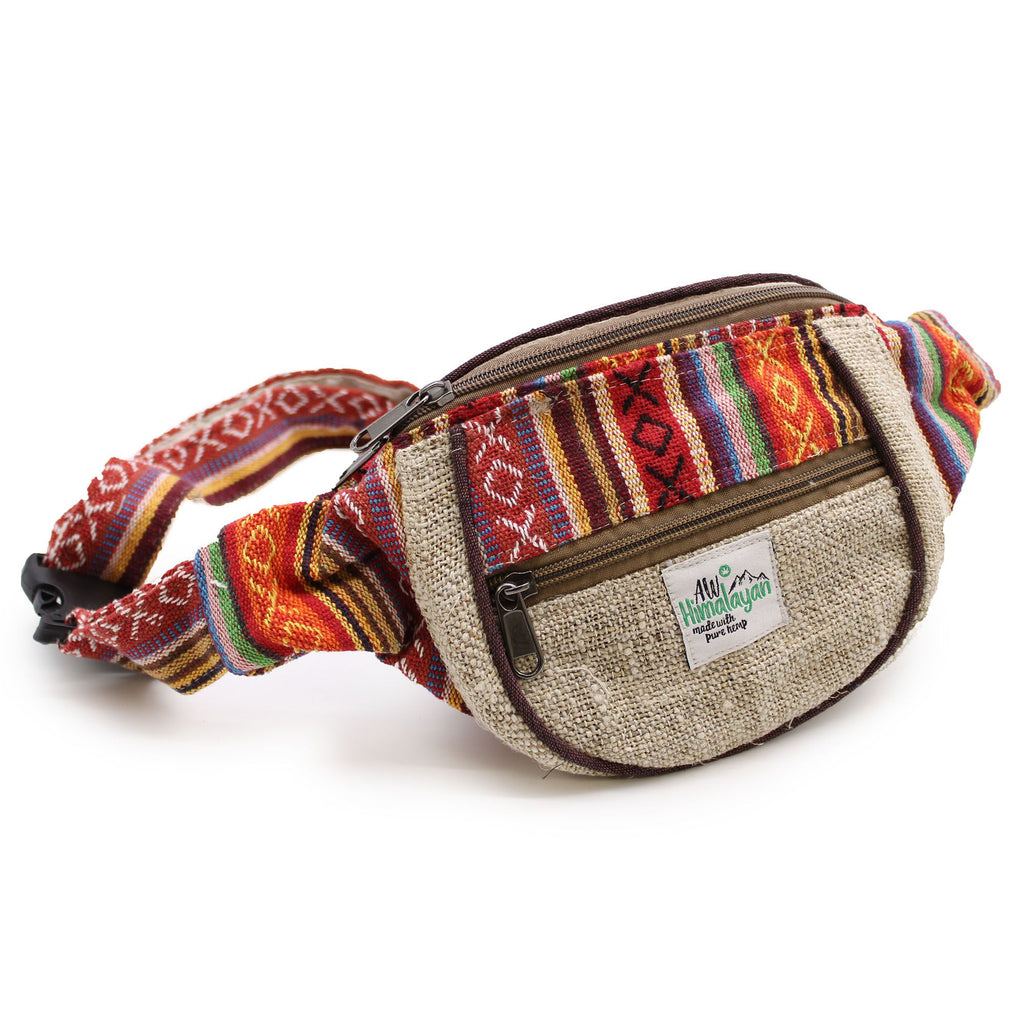 Hemp & Cotton Bum Bag – Assorted Designs | Velora