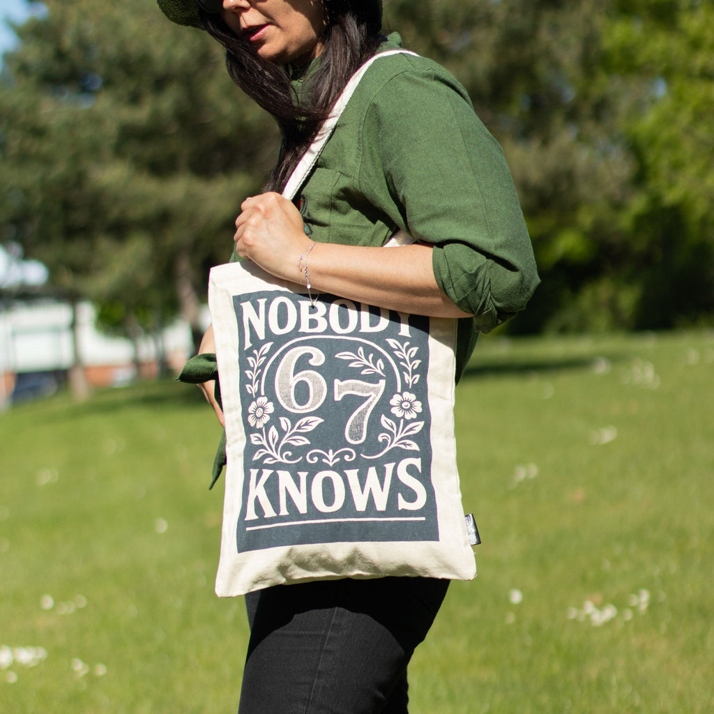 Nomad Sari Tote Bag - Nobody Knows 67 | Natural Canvas | Velora