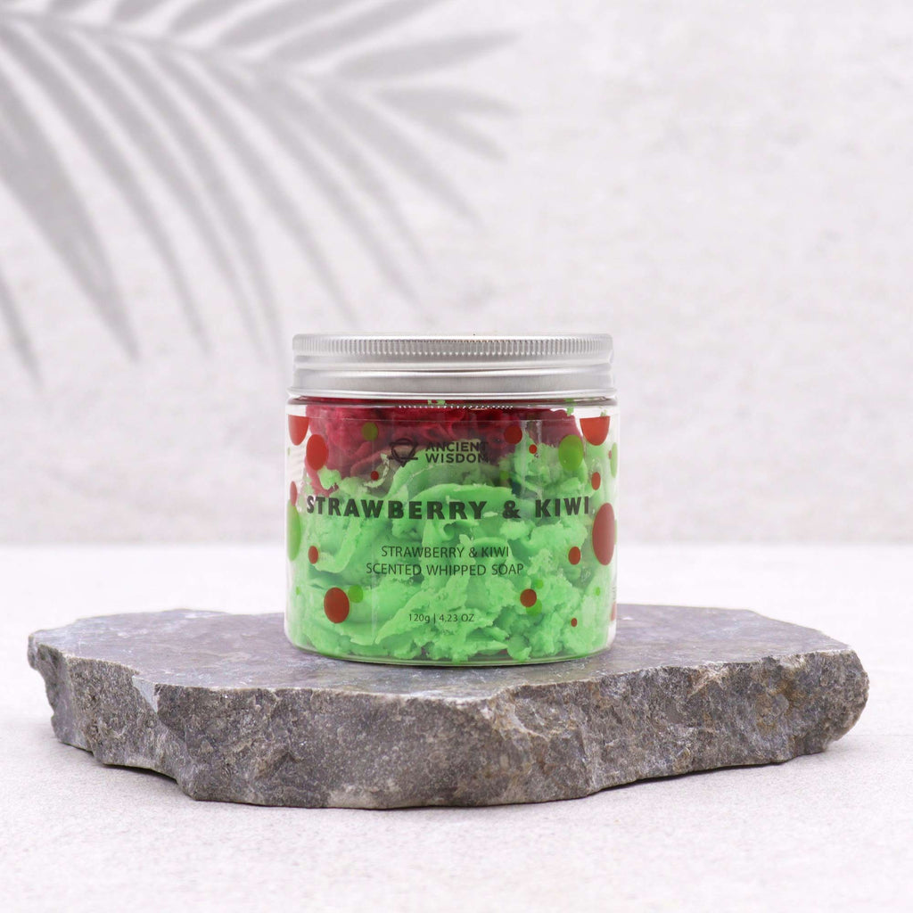Strawberry & Kiwi Whipped Soap - 120g | Velora