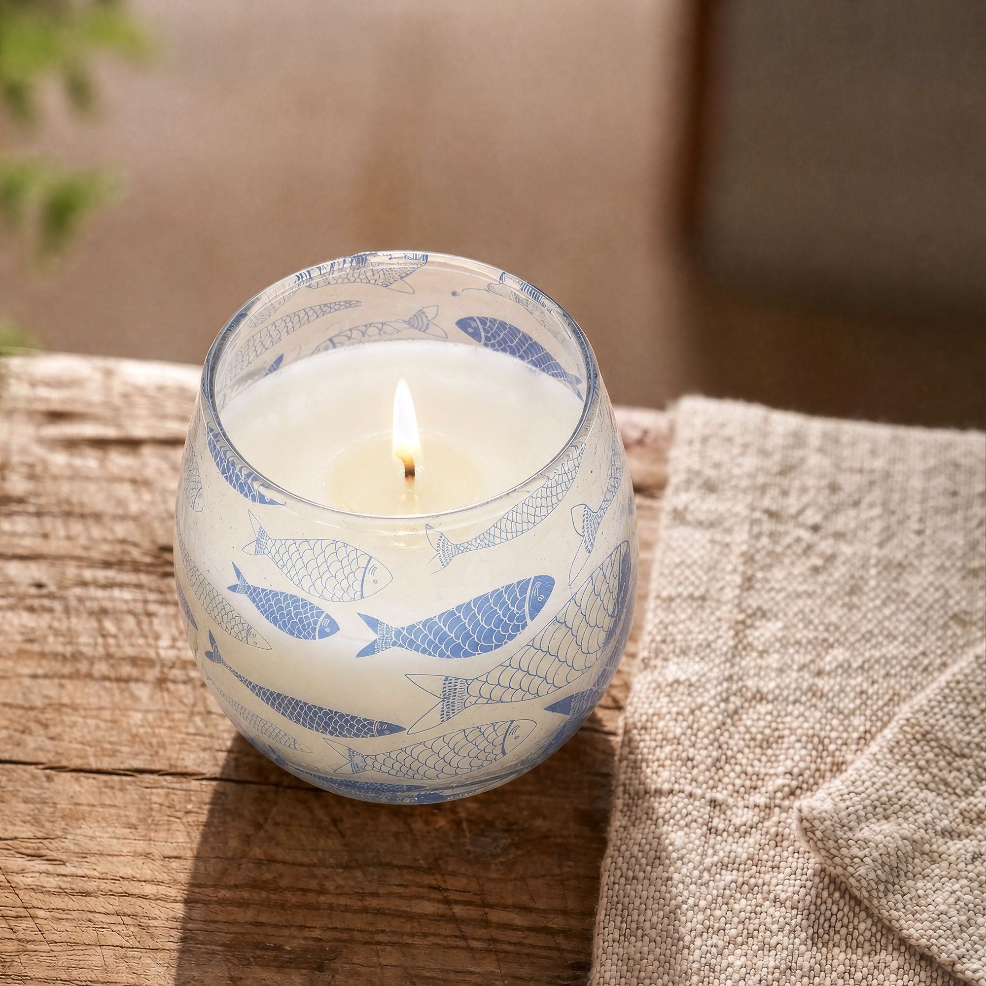 Small Glass Jar Candle - Seabreeze | Velora