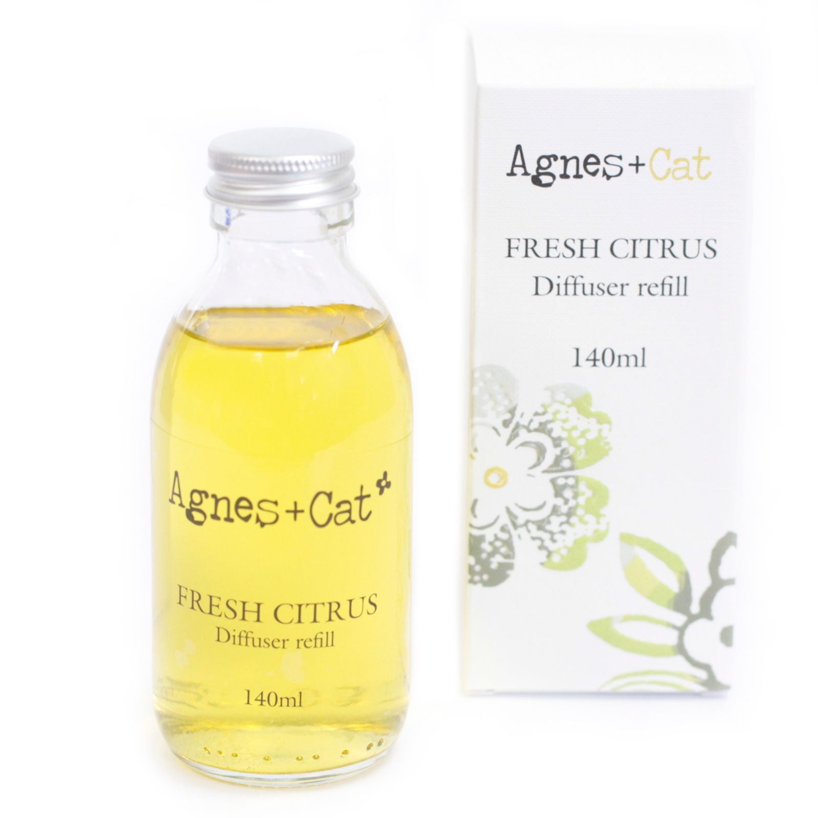 Agnes + Cat Reed Diffuser Refill - Fresh Citrus 140ml | Velora