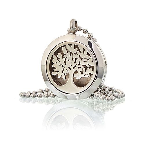 Aromatherapy Diffuser Necklace - Tree of Life 25mm | Velora