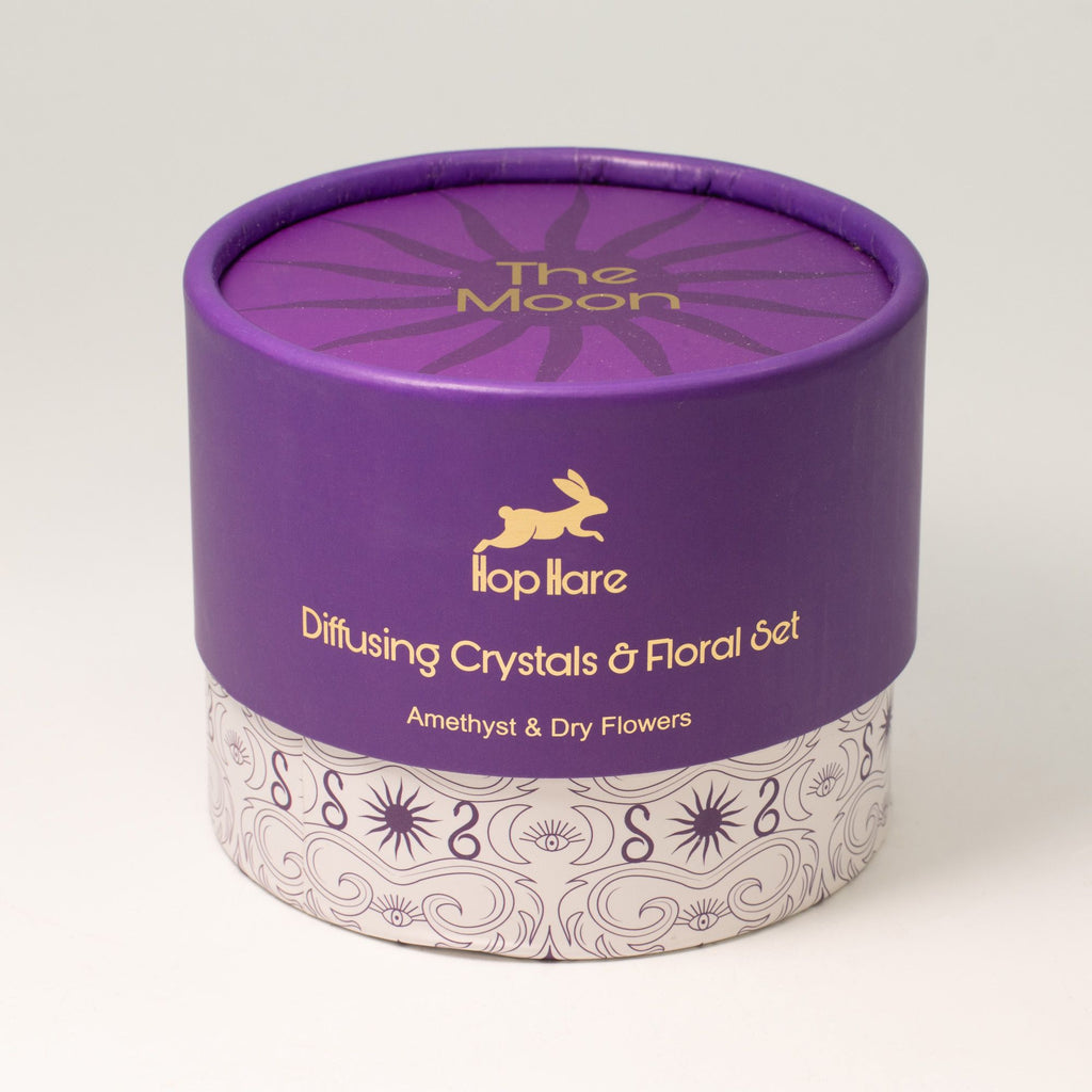 Hop Hare Diffusing Crystals & Floral Set - The Moon | Velora