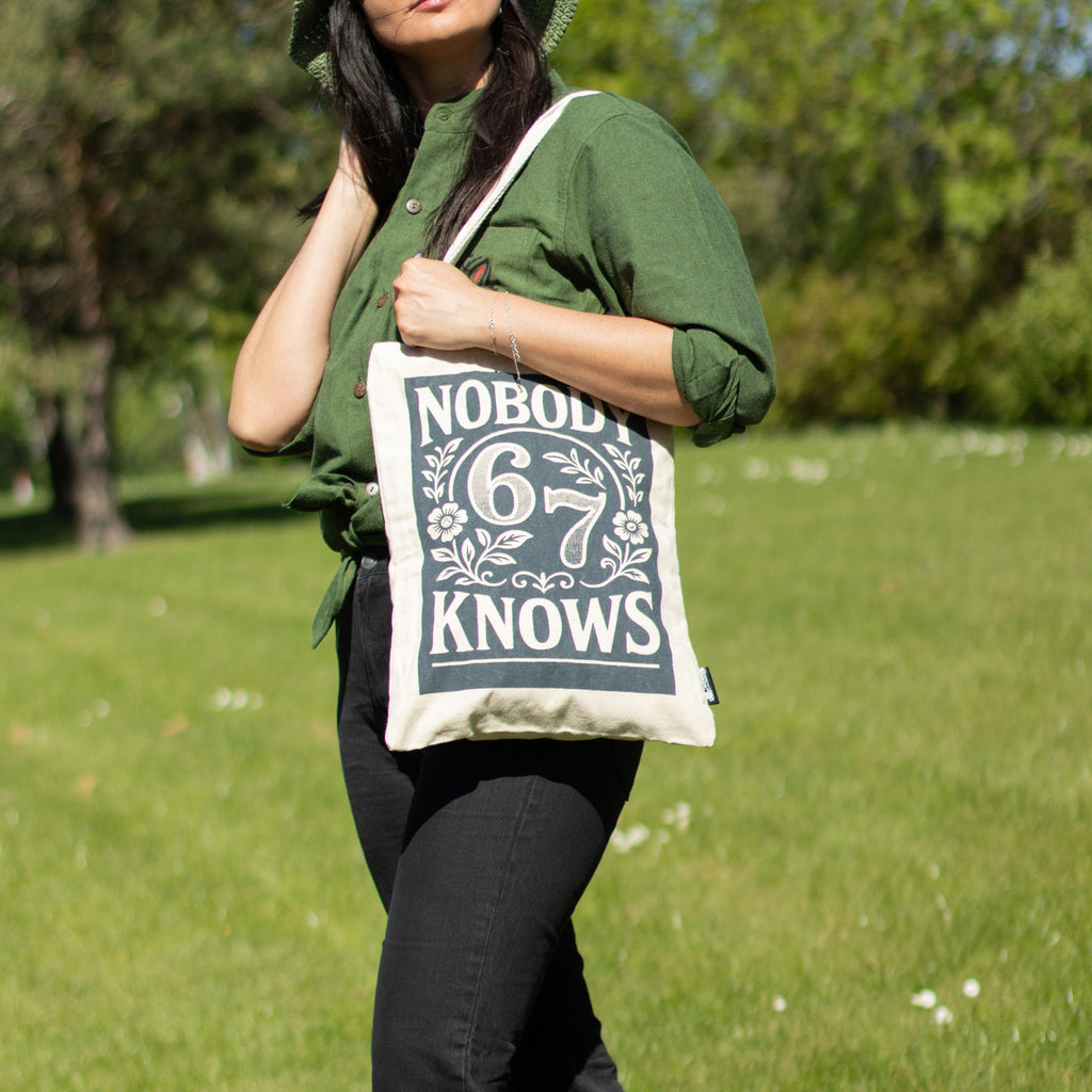 Nomad Sari Tote Bag - Nobody Knows 67 | Natural Canvas | Velora