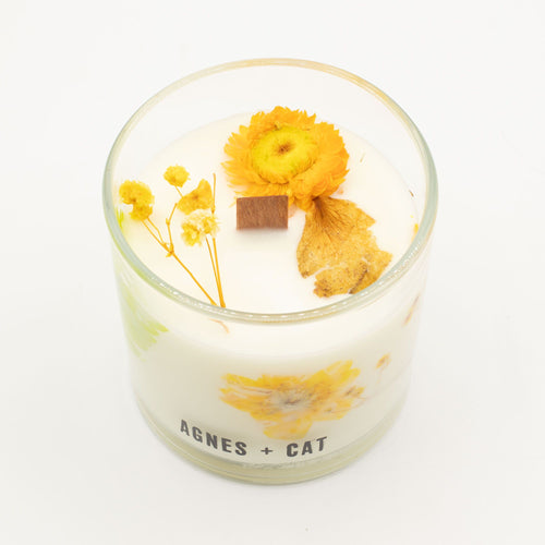 Agnes + Cat Botanical Soy Wax Candle - Rydal Oudh | Velora
