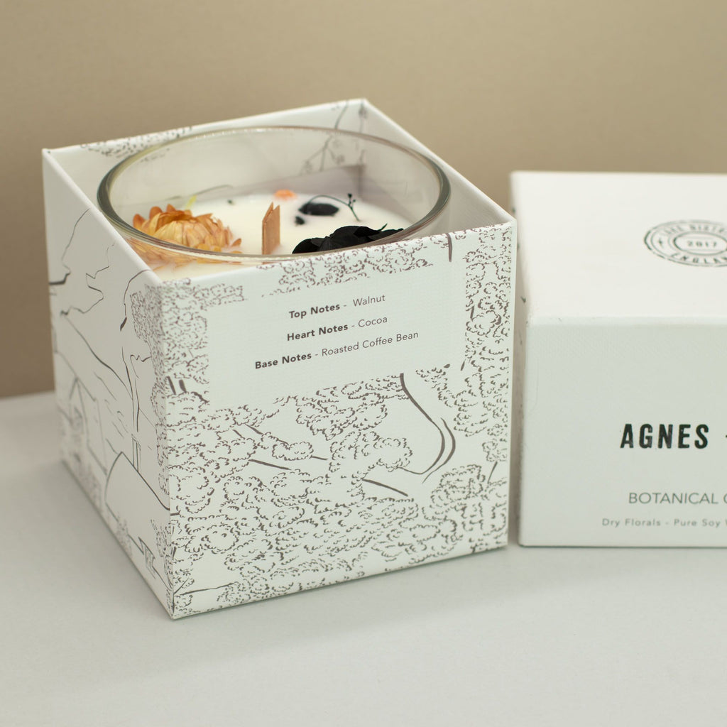 Agnes + Cat Botanical Soy Wax Candle - Lakeland Mocha | Velora