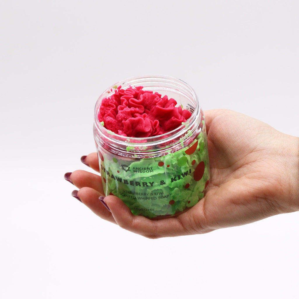 Strawberry & Kiwi Whipped Soap - 120g | Velora