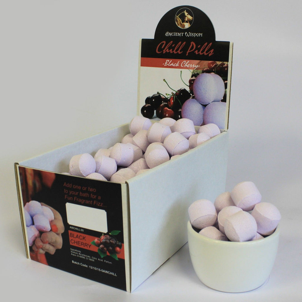 Chill Pills Mini Bath Bombs - Black Cherry | Velora