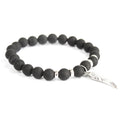 Angel Wing Gemstone Bracelet - Black Agate | Velora