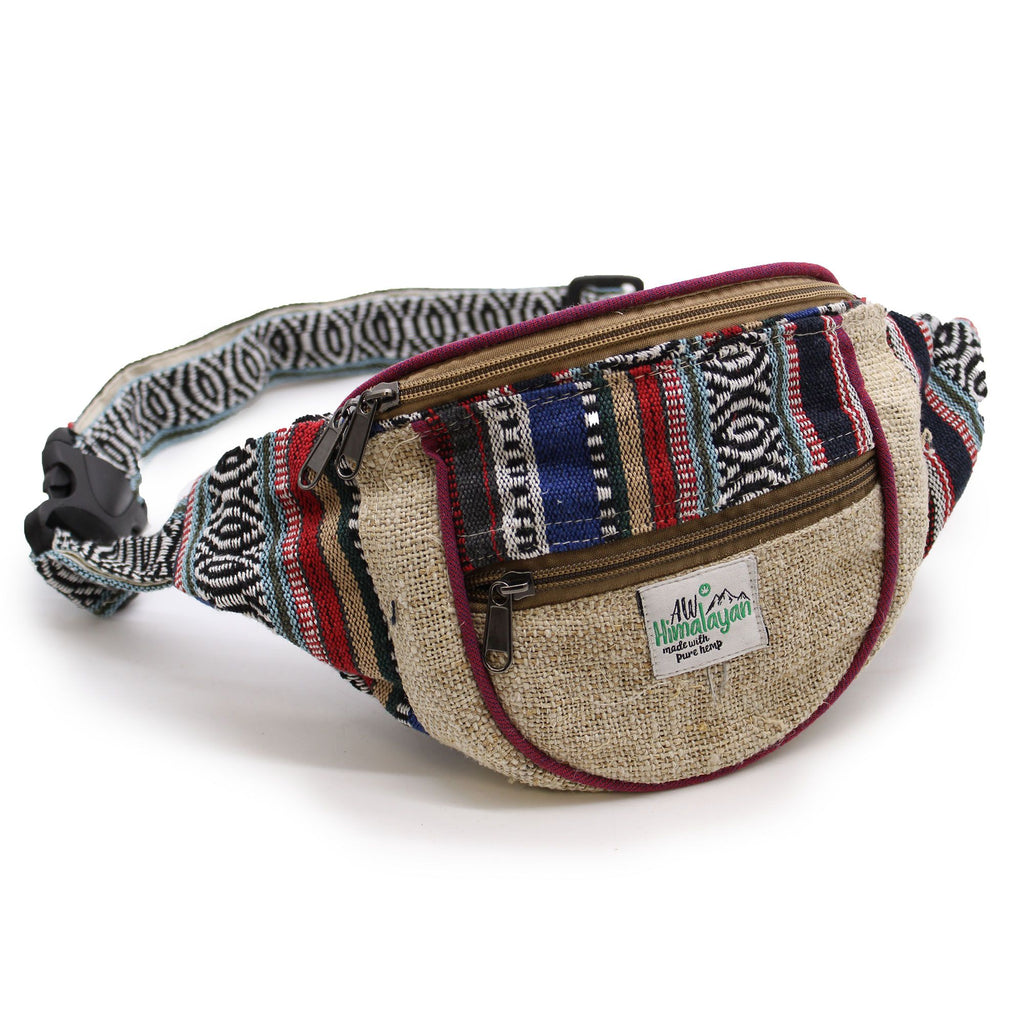 Hemp & Cotton Bum Bag – Assorted Designs | Velora
