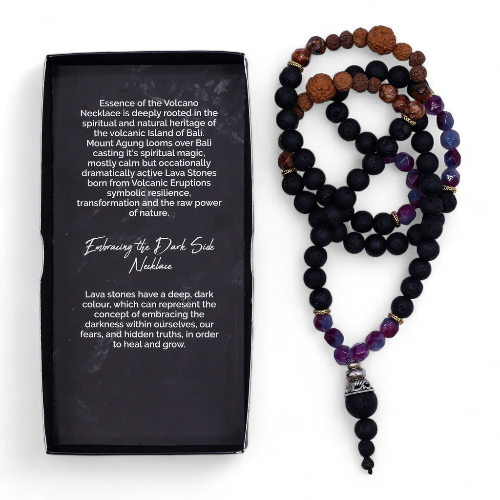 Essence of the Volcano Necklace – Embracing the Dark Side | Velora