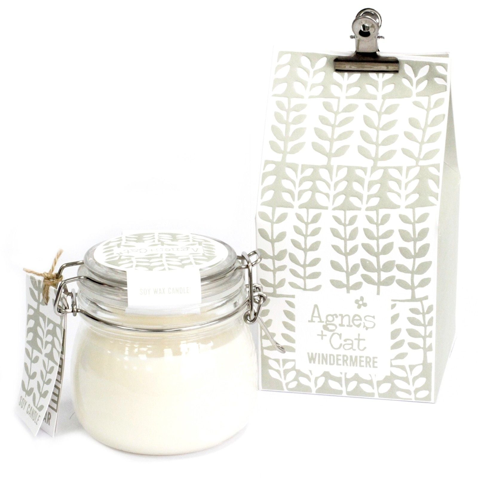 Agnes + Cat Kilner Jar Candle - Windermere | Velora