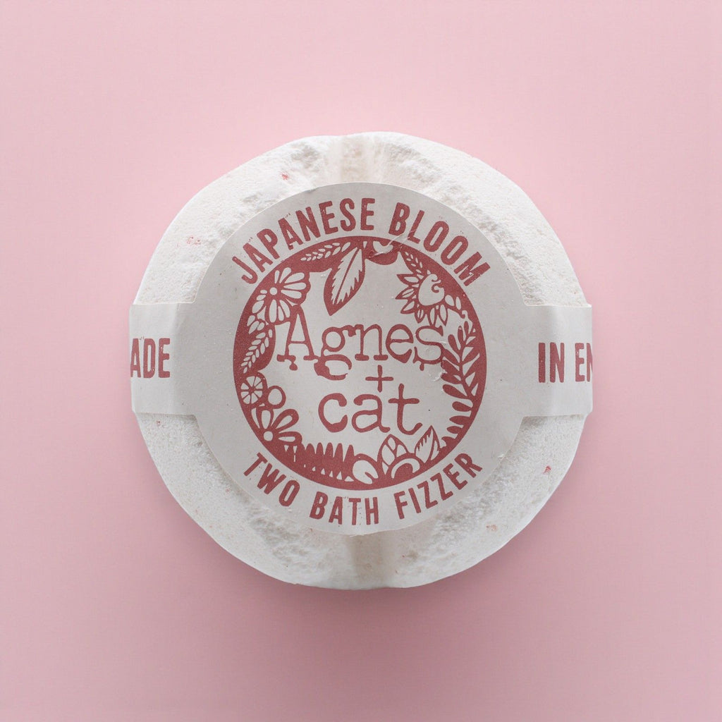 Agnes + Cat Bath Fizzer - Japanese Bloom | Velora