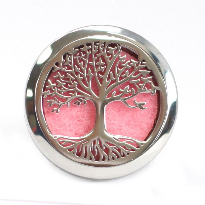 Tree of Life Car Diffuser Kit 30mm - Stainless Steel Locket | Velora