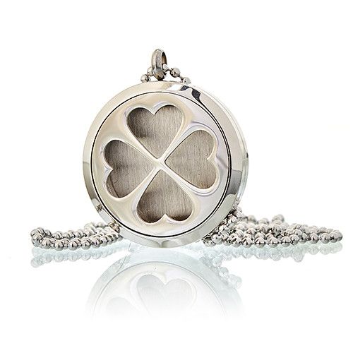 Aromatherapy Diffuser Necklace - Four Leaf Clover 30mm | Velora