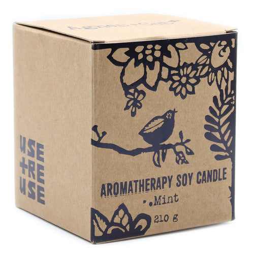 Agnes + Cat Herb Garden Candle - Mint | Velora