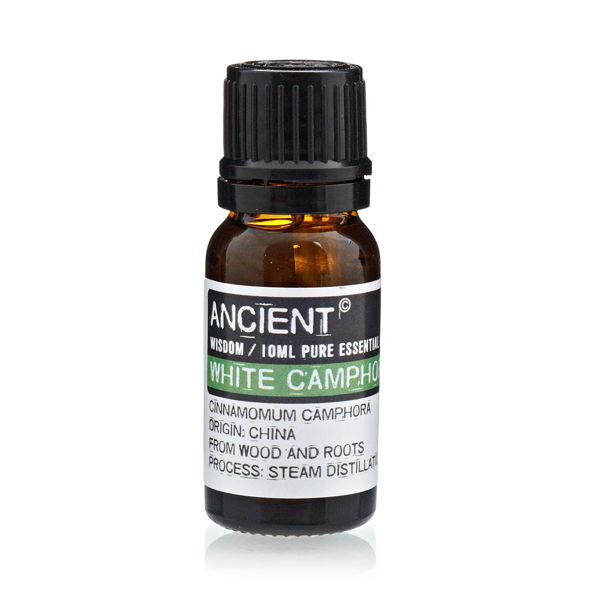 White Camphor Essential Oil 10ml - Steam Distilled | Velora