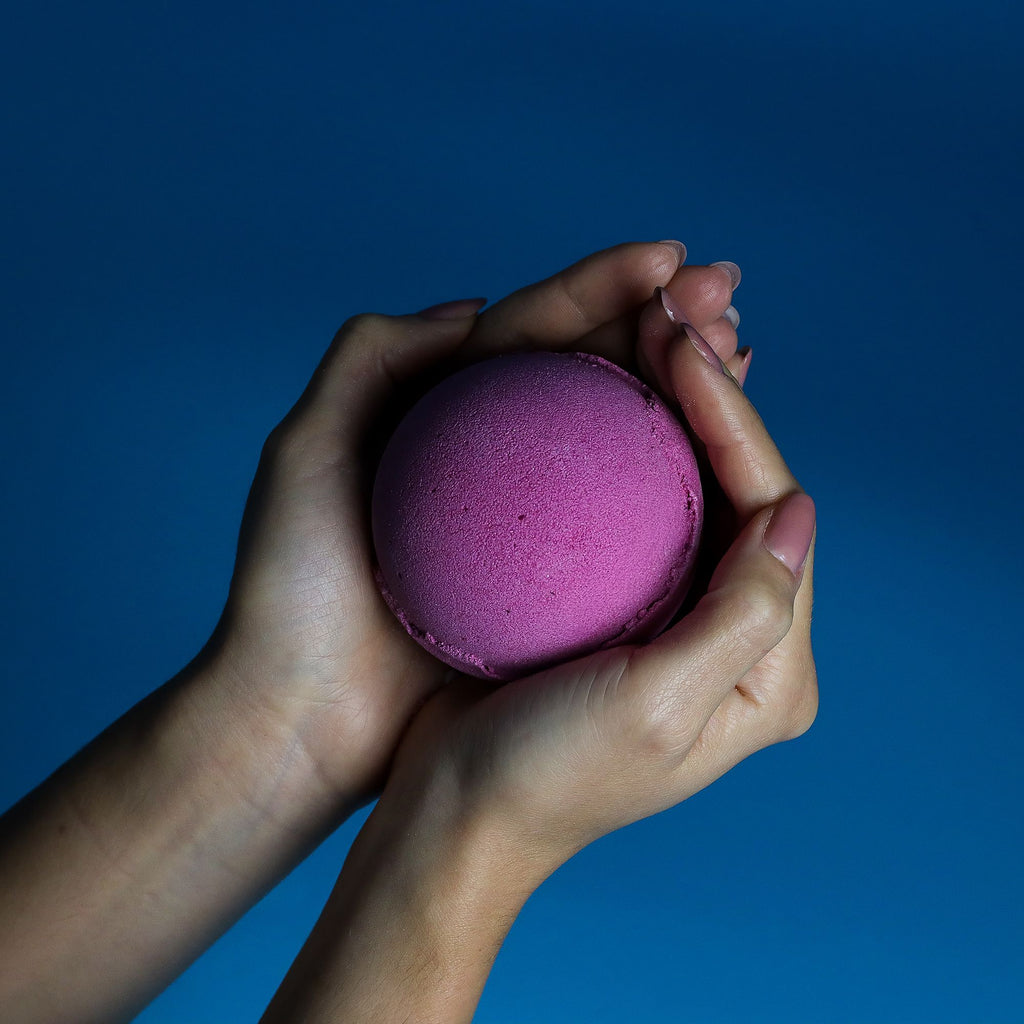Set of 3 Cranberry Bath Bombs | Velora