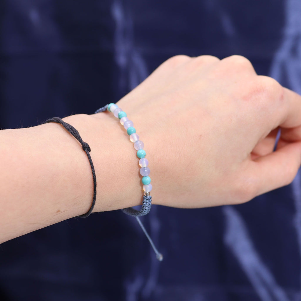 Pisces Zodiac Crystal Candle & Gemstone Bracelet | Velora