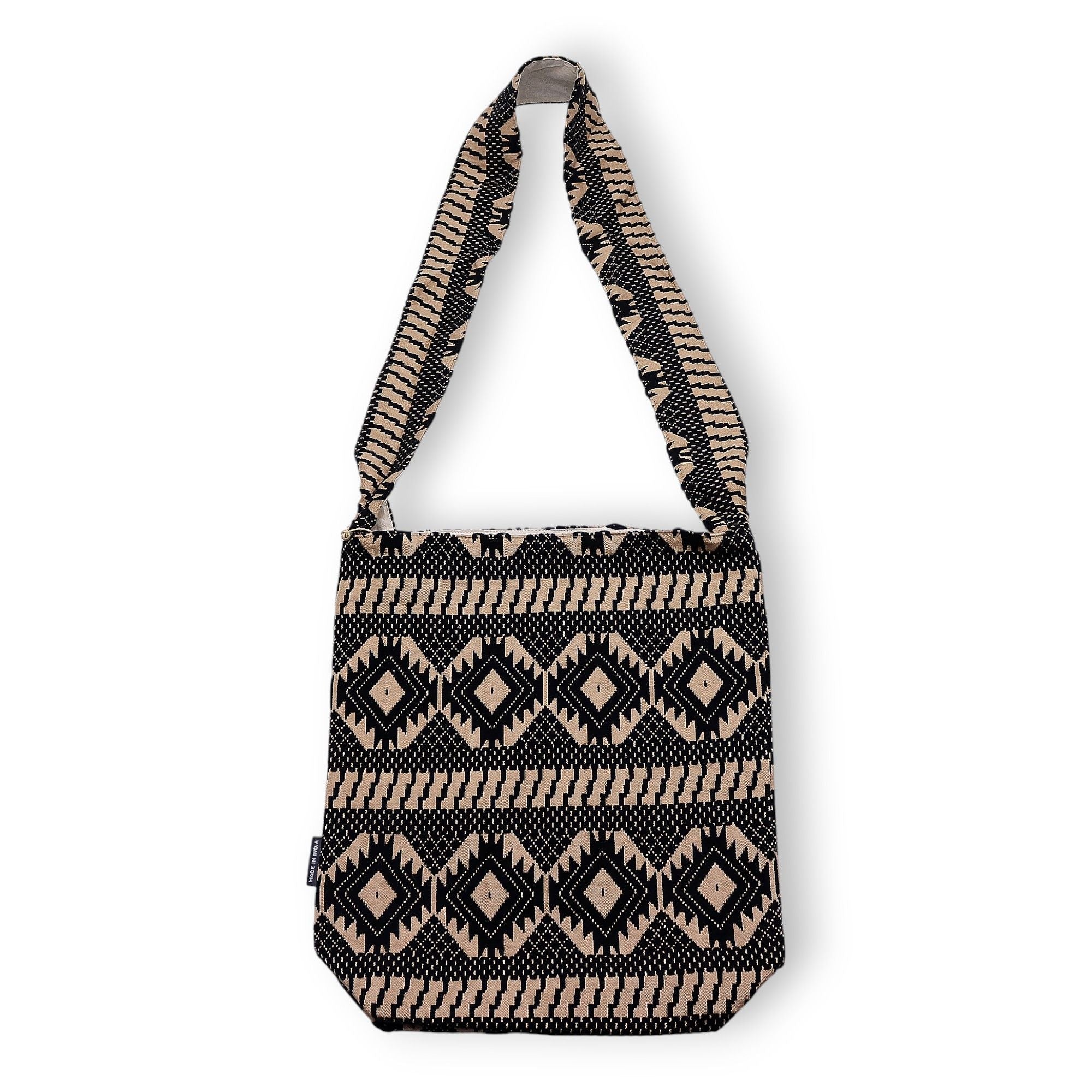 Desert Loom Sari Jacquard Carryall Bag | Nomad Collection | Velora