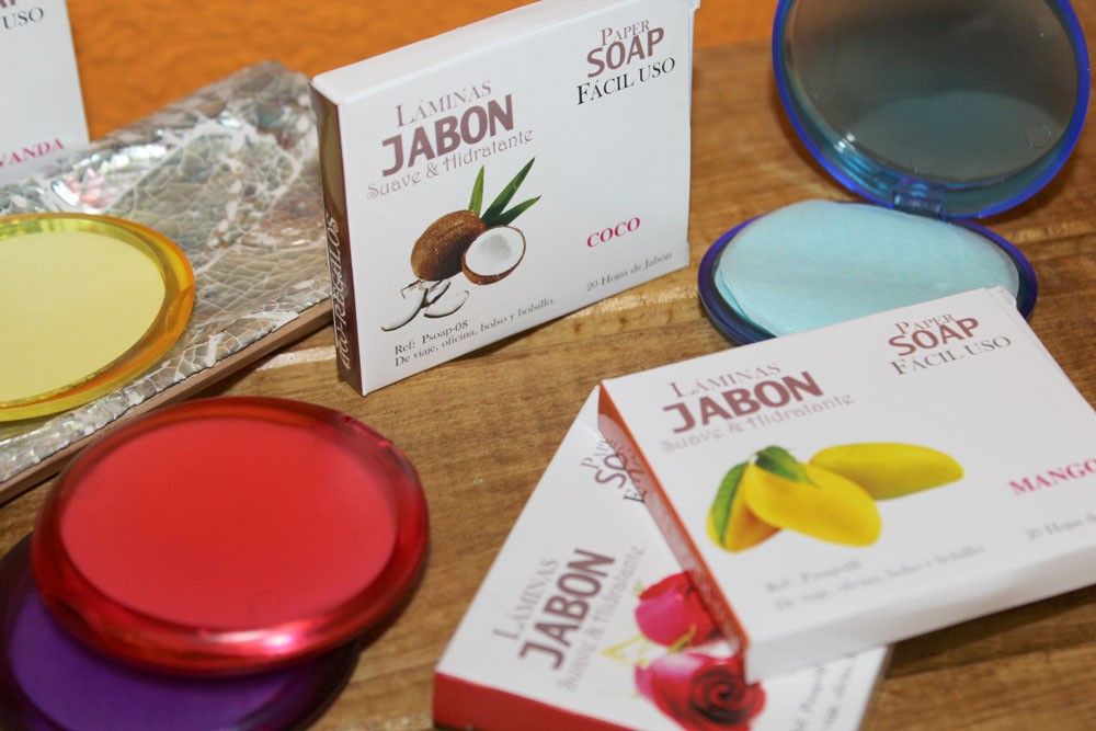 Coconut Paper Soaps - Travel Soap Sheets | Velora