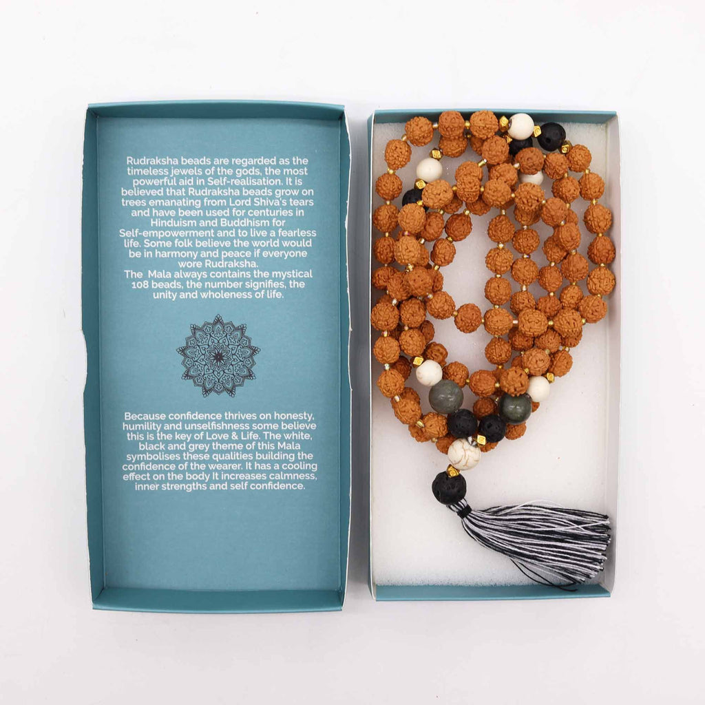 Confidence Bali Mala Necklace | Handcrafted Spiritual Jewellery | Velora