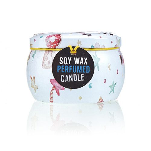 Art Tin Candle - Unicorns - Moonstone | Velora