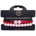 Rose Quartz Double Power Bracelet | Gemstone String Bracelet | Velora