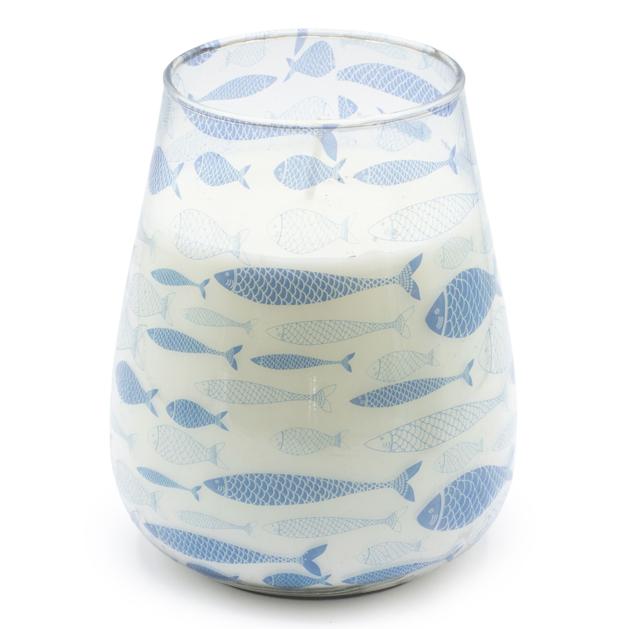 Tall Glass Jar Candle - Seabreeze | Velora