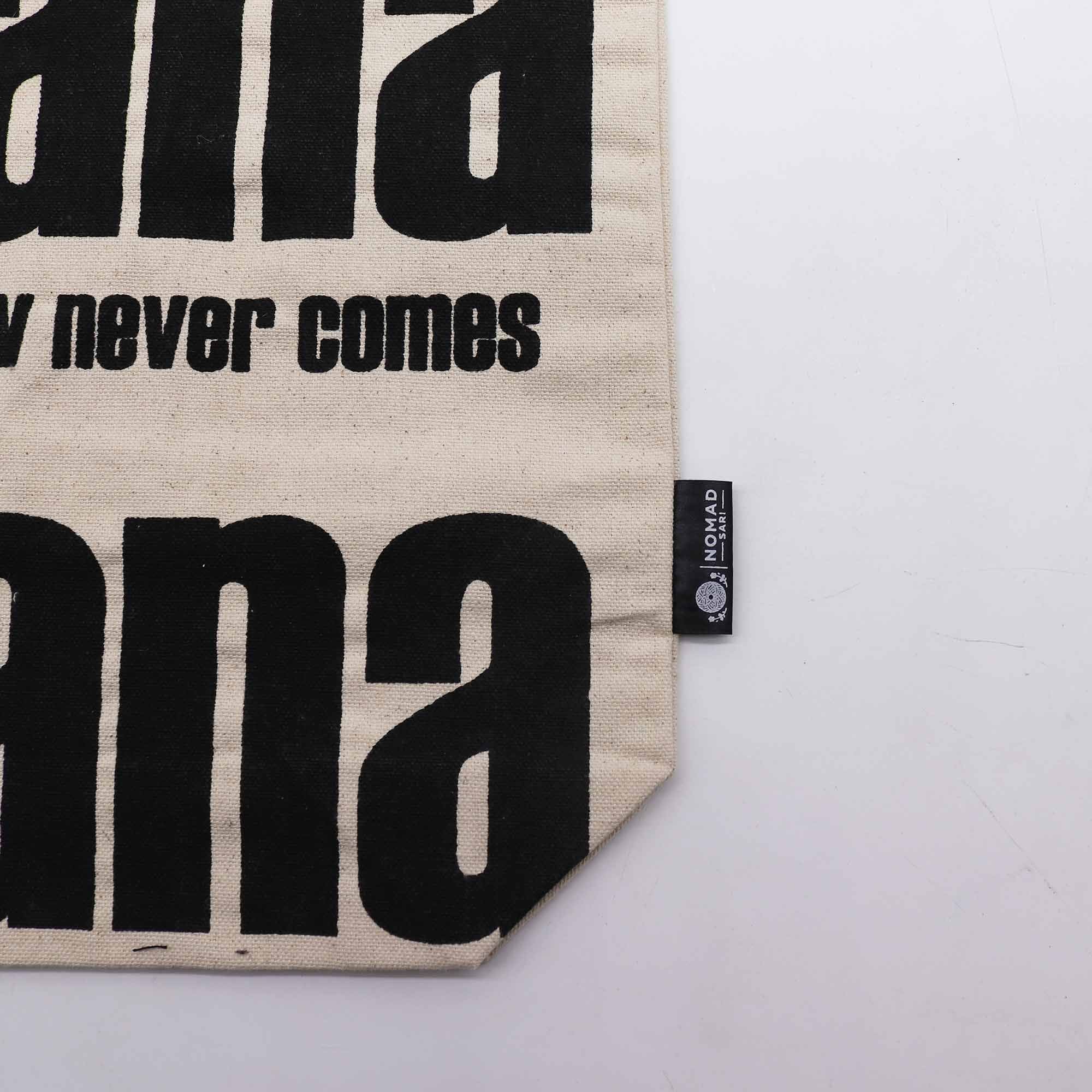 Iconic Classic Tote Bag - Mañana Mañana - Natural 10oz | Velora