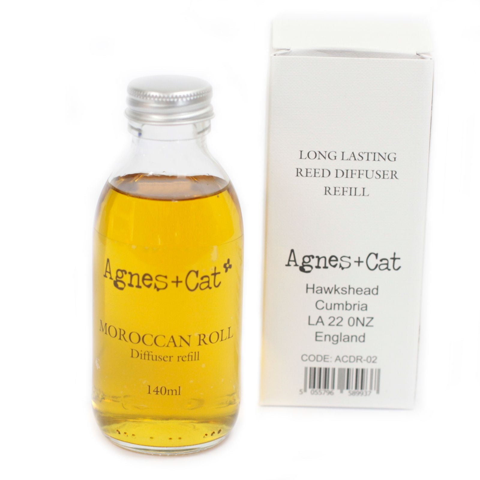Agnes + Cat Reed Diffuser Refill - Moroccan Roll 140ml | Velora