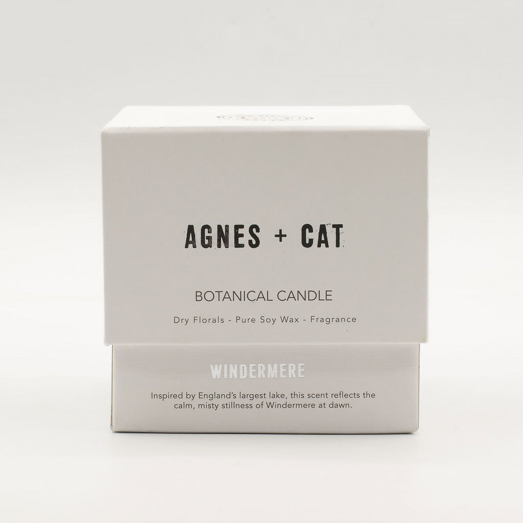 Agnes + Cat Botanical Soy Wax Candle - Windermere | Velora