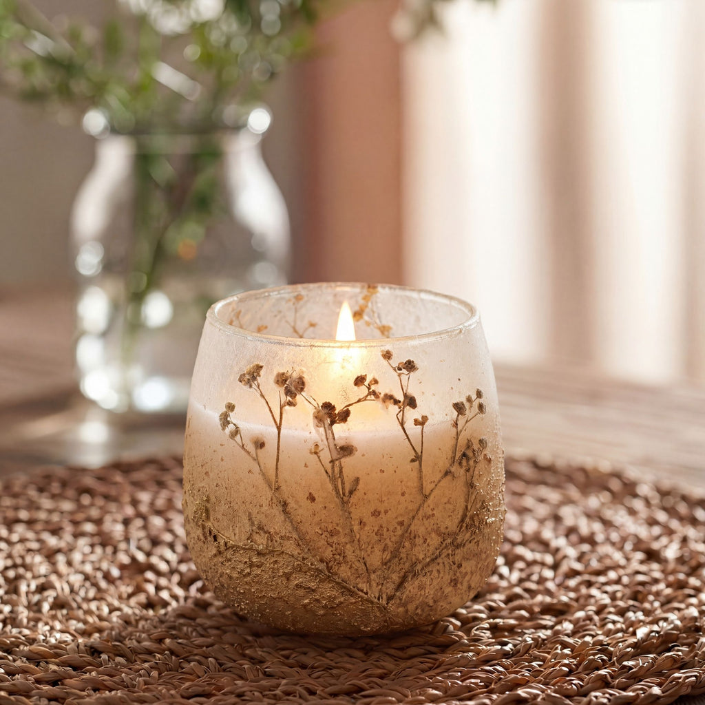 Medium Glass Jar Candle - Wildlight Woods | Velora
