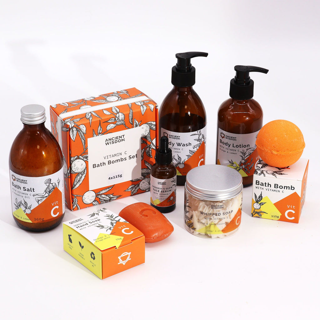 Vitamin C Bath Bombs - Aromatherapy Quartet | Velora
