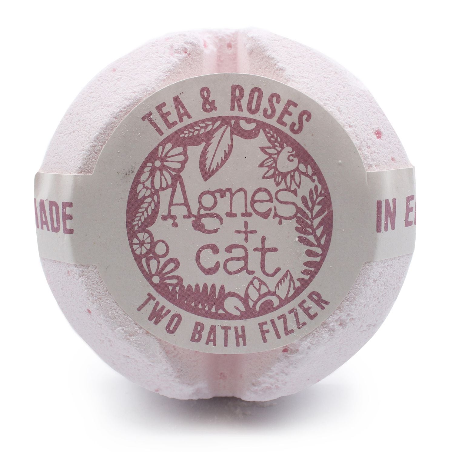 Agnes + Cat Bath Fizzer - Tea & Roses | Velora
