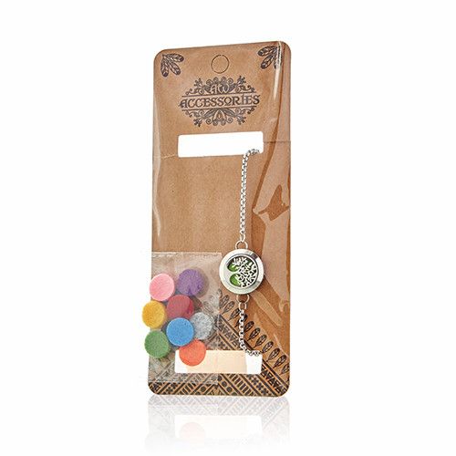 Aromatherapy Diffuser Bracelet - Cat & Flowers 20mm | Velora