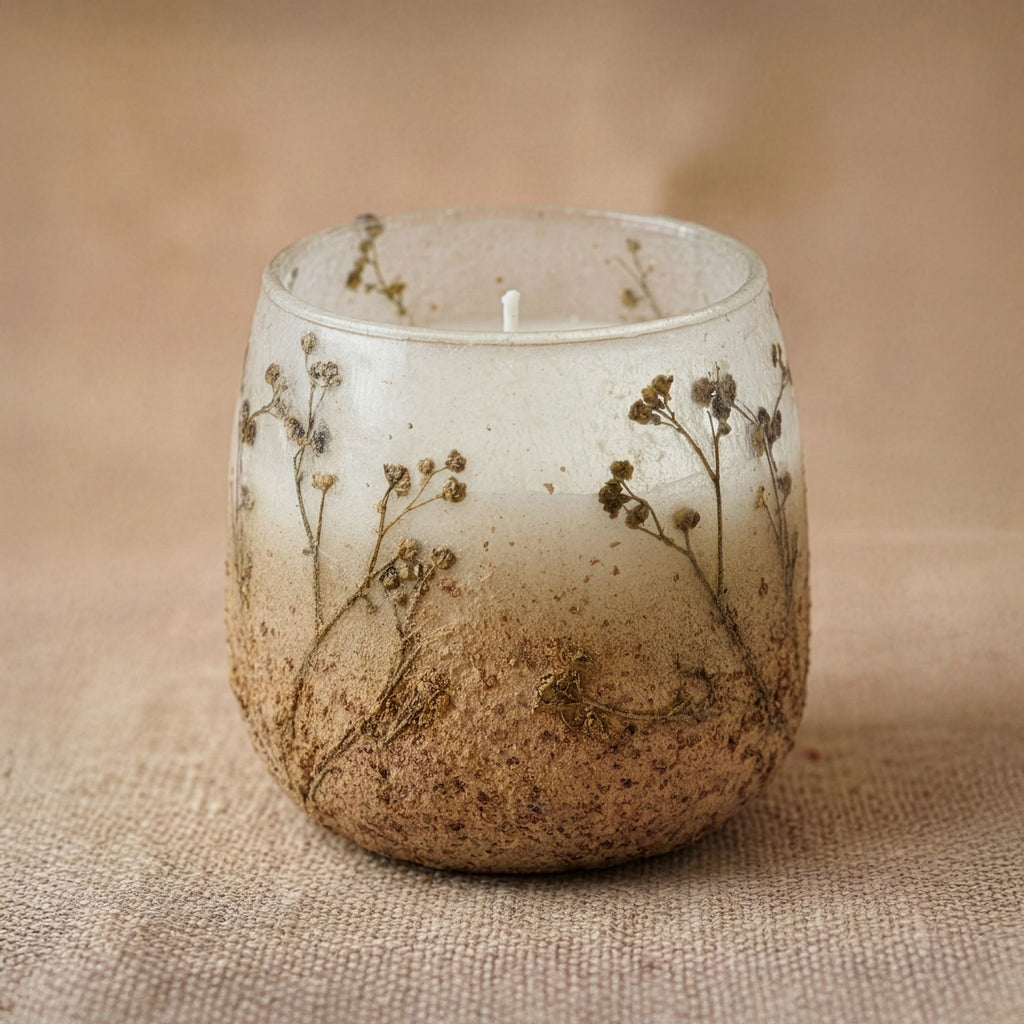 Medium Glass Jar Candle - Wildlight Woods | Velora